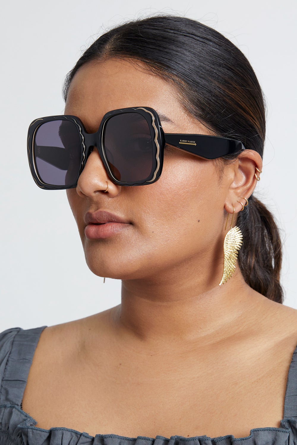 karen walker black diamond sunglasses