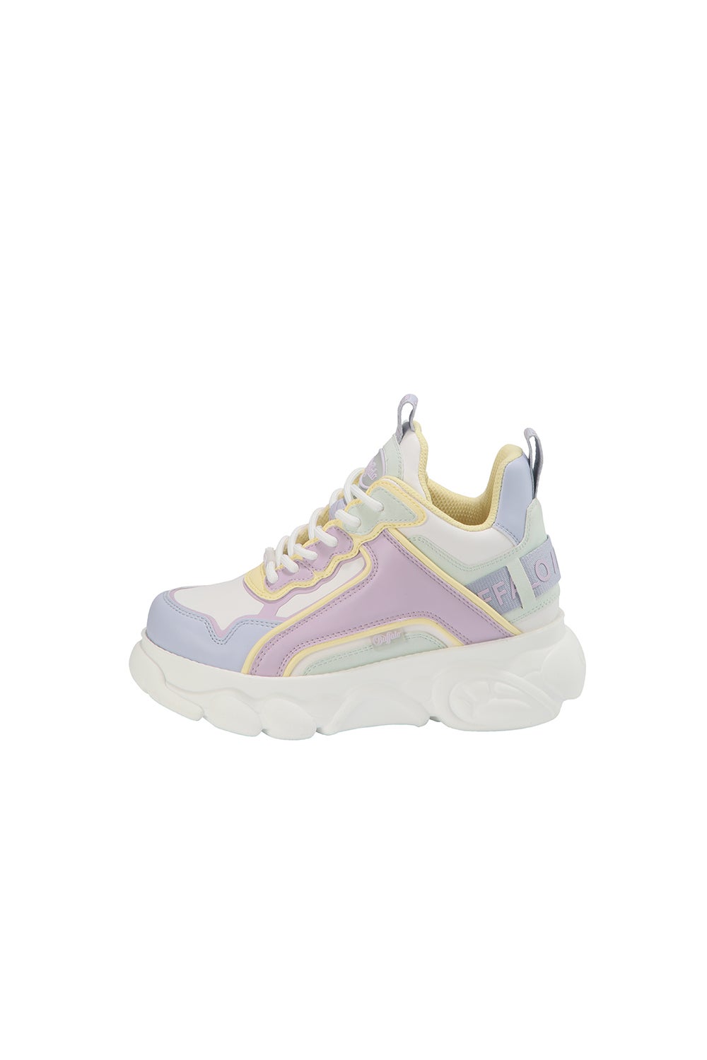 buffalo chunky trainers in pastel multi