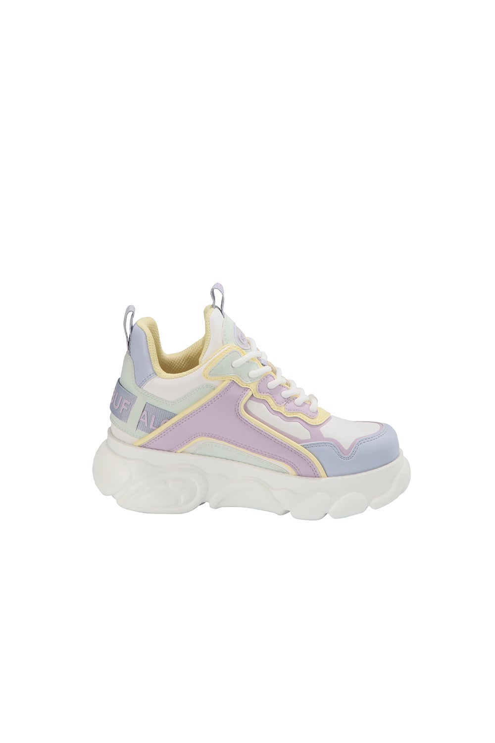 buffalo chunky trainers in pastel multi