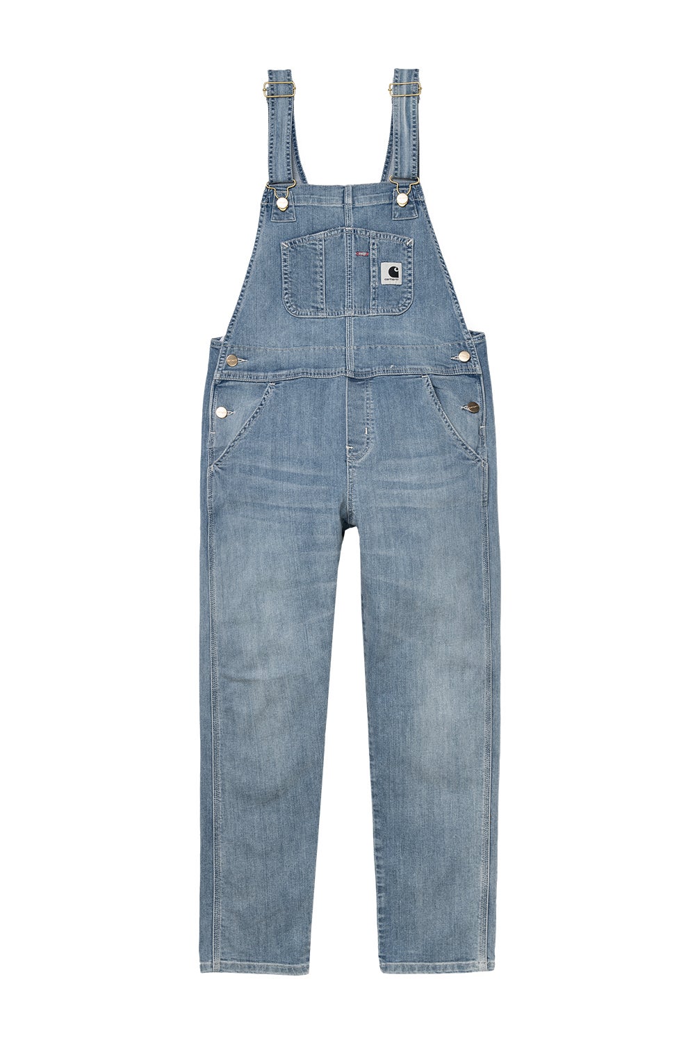 Carhartt Wip Bib Overall Light Stone Washed Blue | Karen Walker