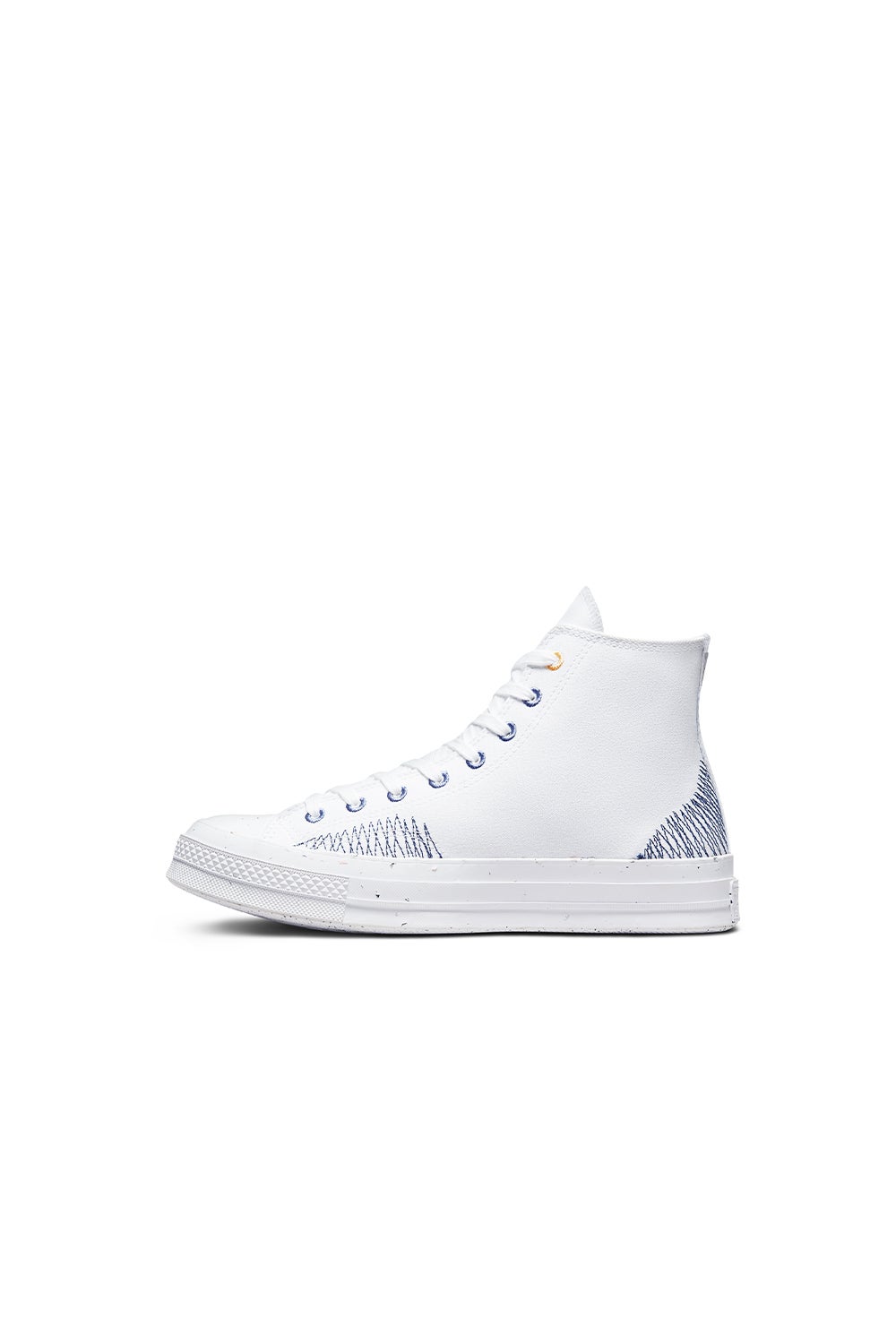 washed indigo converse high tops