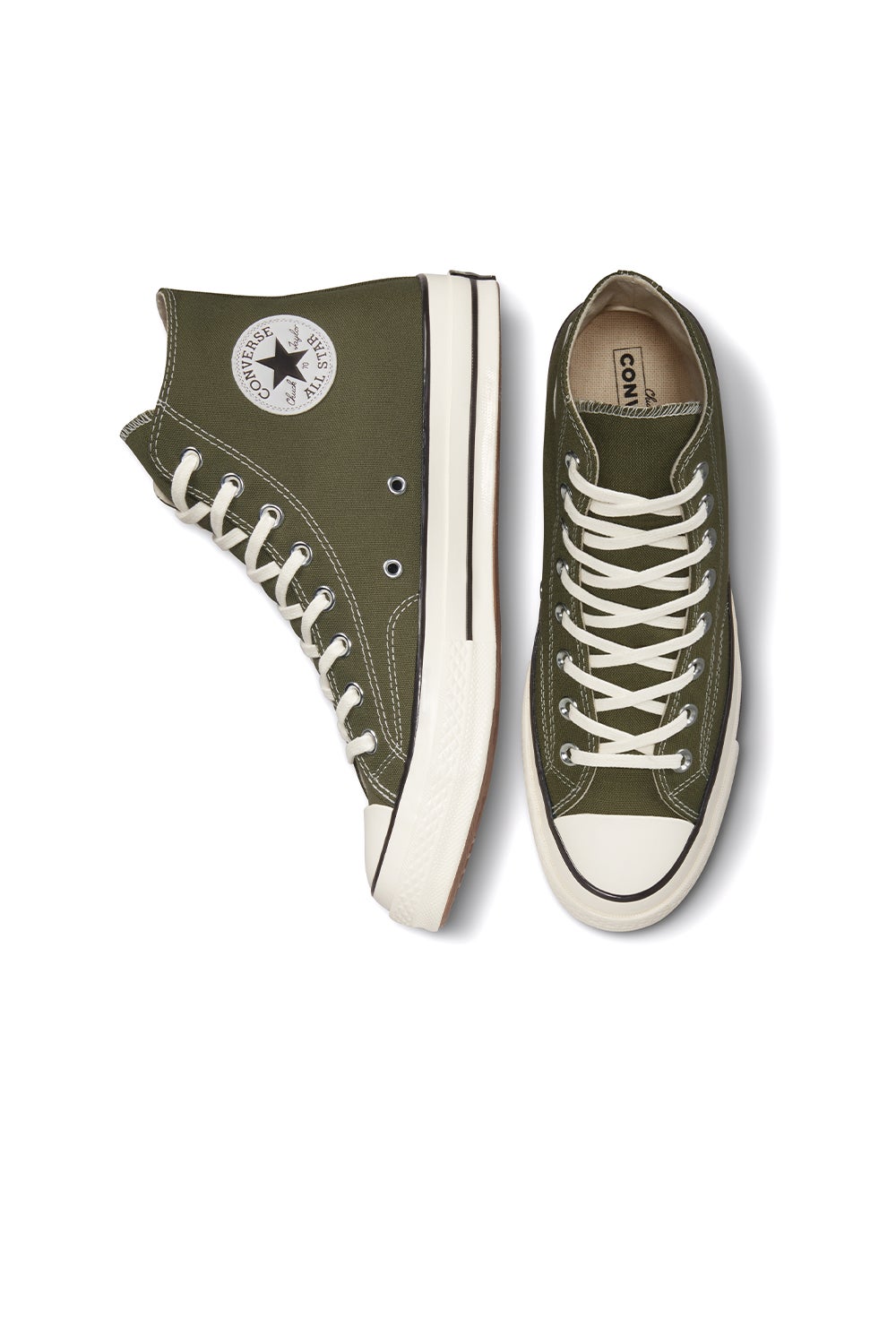 Olive high cheap top converse