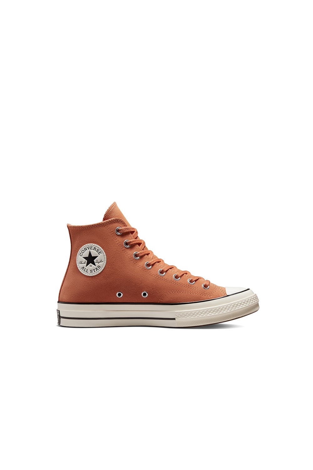 Black and orange store converse high tops