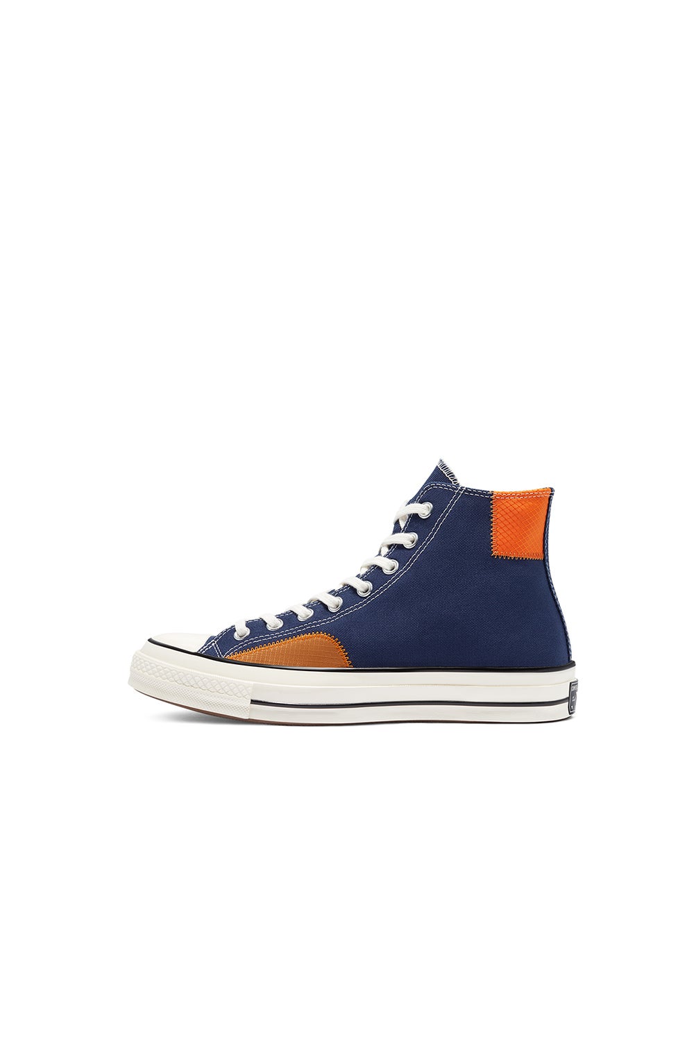 navy and orange converse