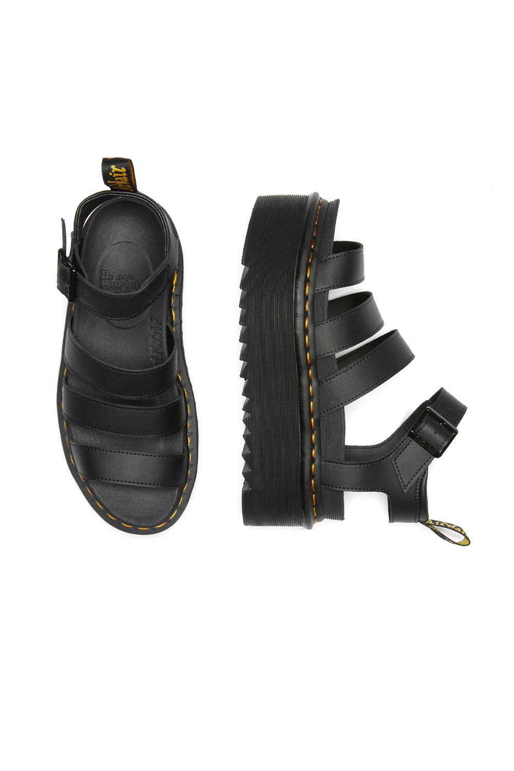 Dr. Martens Blaire Quad Sandal Black | Karen Walker