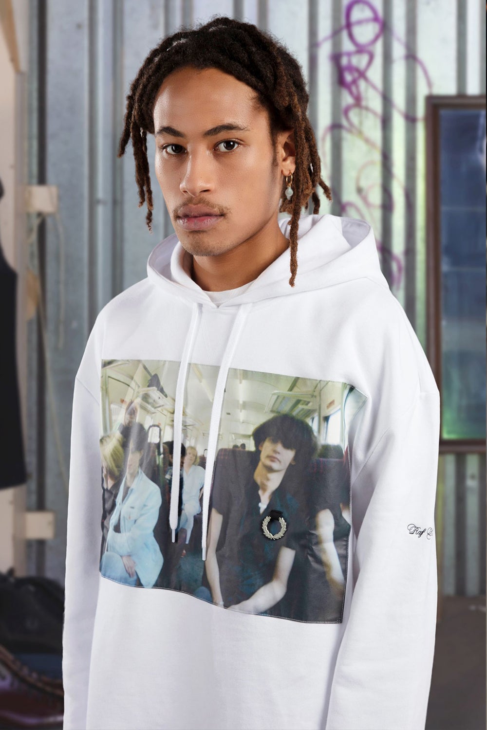 Fred perry 2025 raf simons hoodie