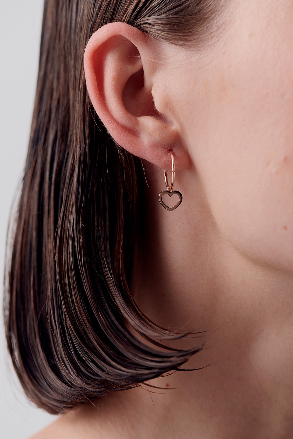 Rose gold shop sleeper earrings