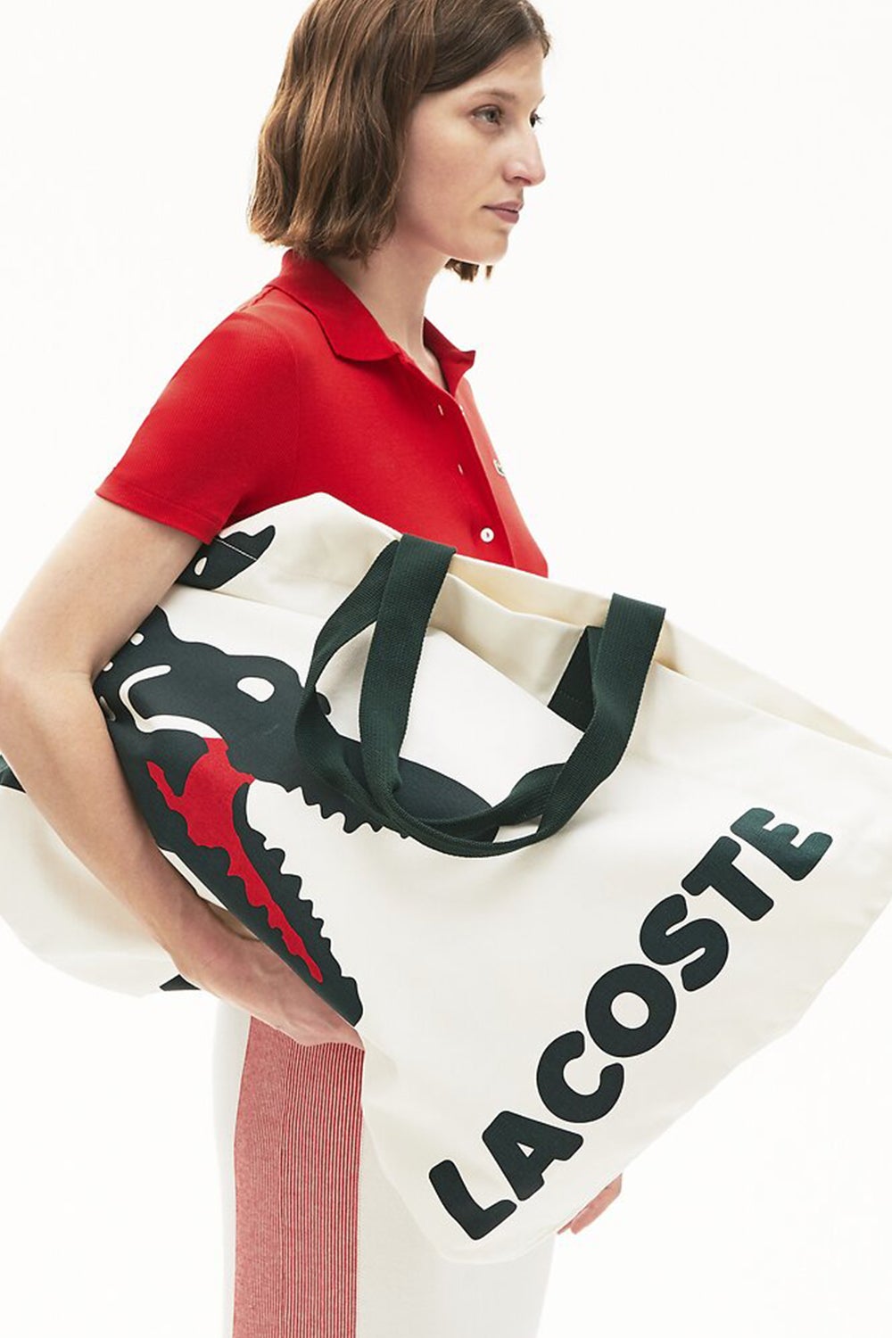 lacoste beach bag