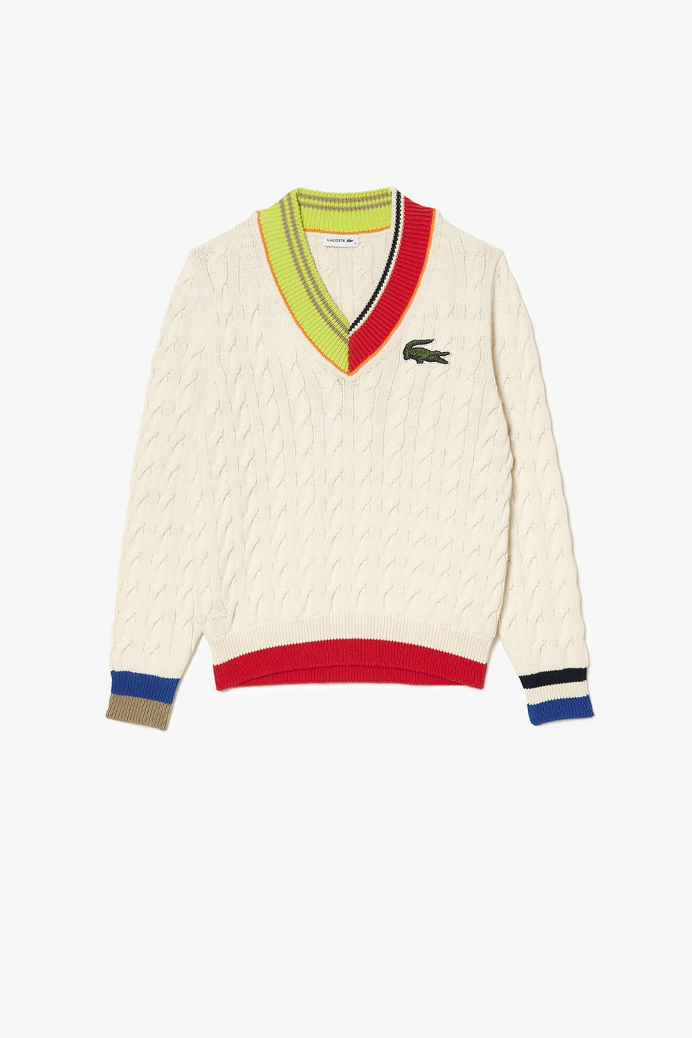 Lacoste sale cable knit