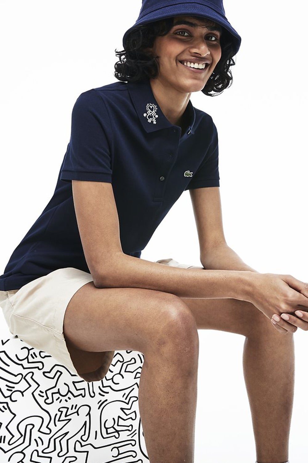 lacoste x keith haring polo