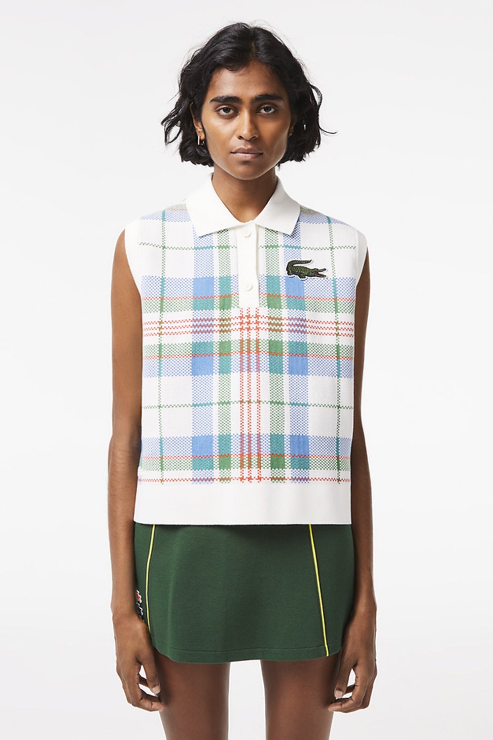 Lacoste shop sleeveless shirt