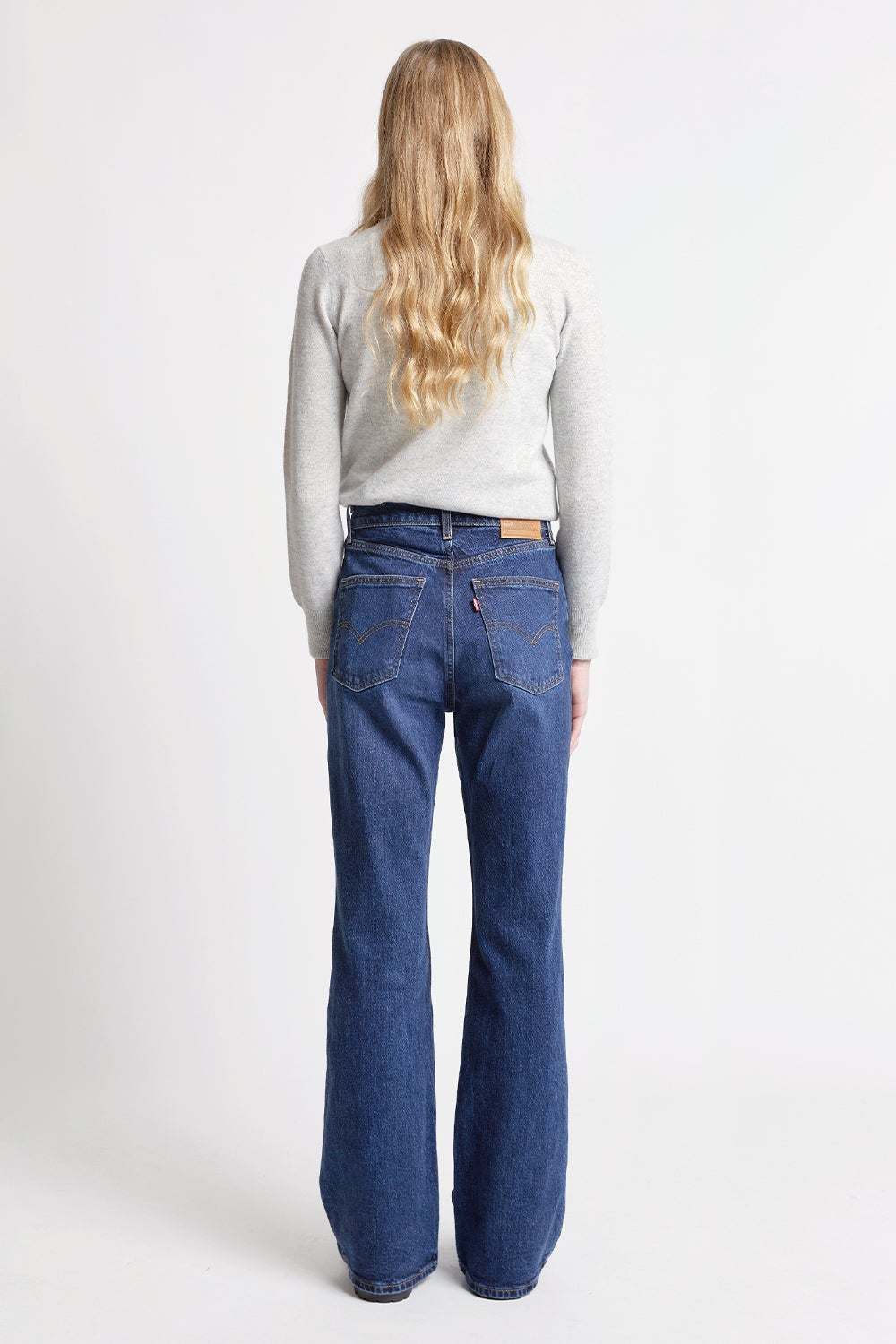 levi high rise flare jeans