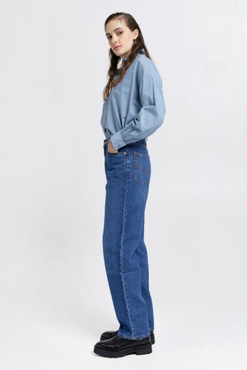 | Karen Baggy Worn Indigo Levi\'s Jeans Walker In \'94