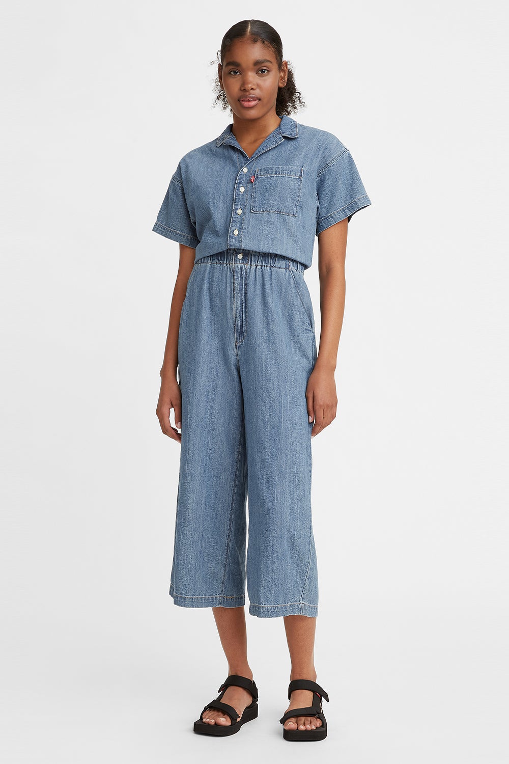 levi's jean jumpsuit