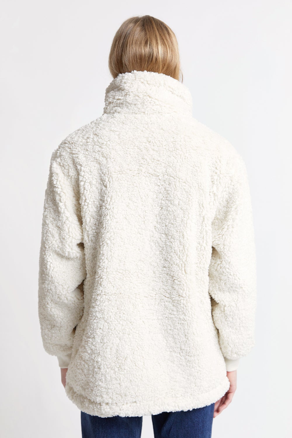 levis white sherpa jacket