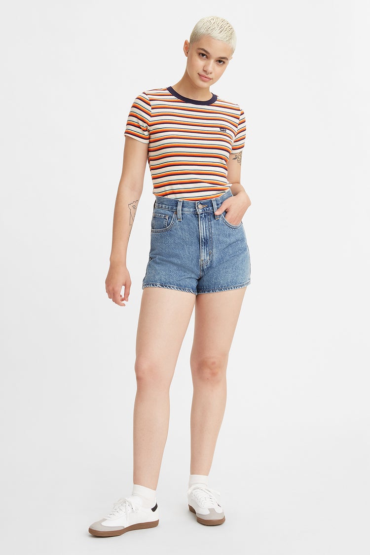 Levi's High Waisted Mom Shorts Wonderful