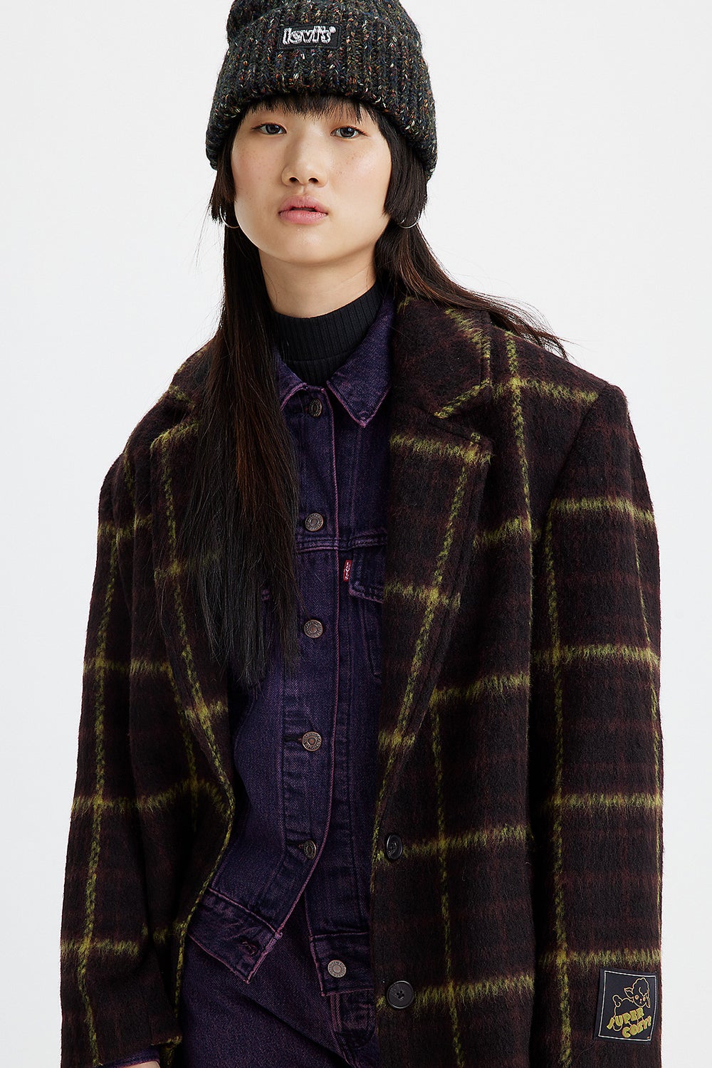 Levi's Off Campus Wooly Coat Caviar | Karen Walker