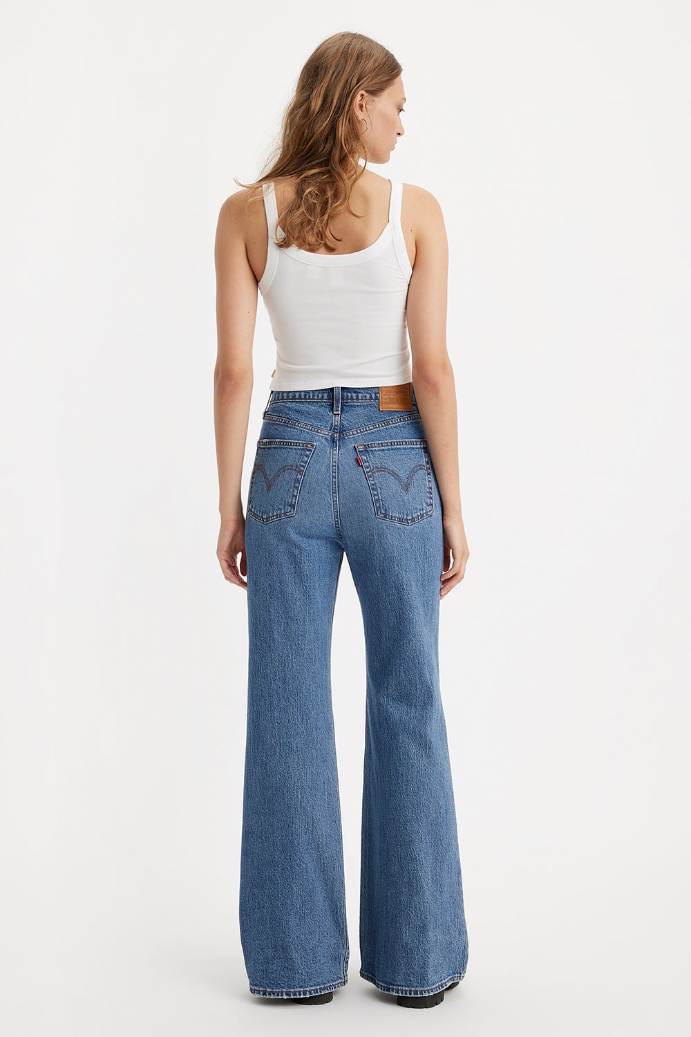 Levi's ribcage shops flare jeans