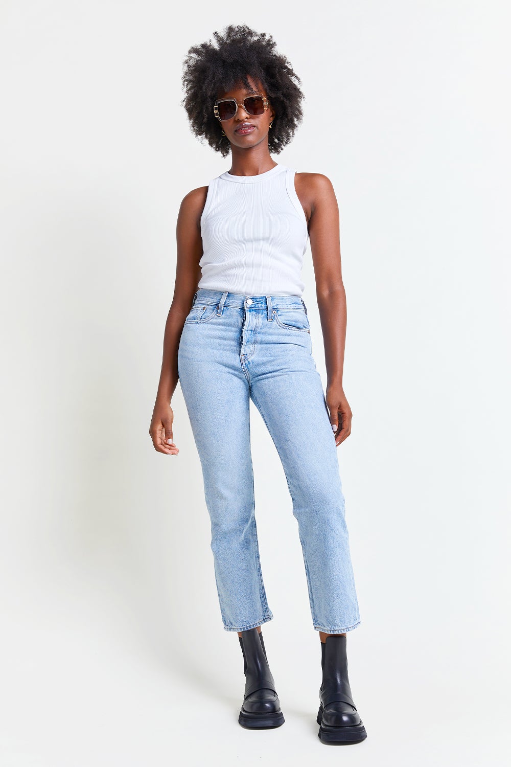 levi's the wedgie straight jeans