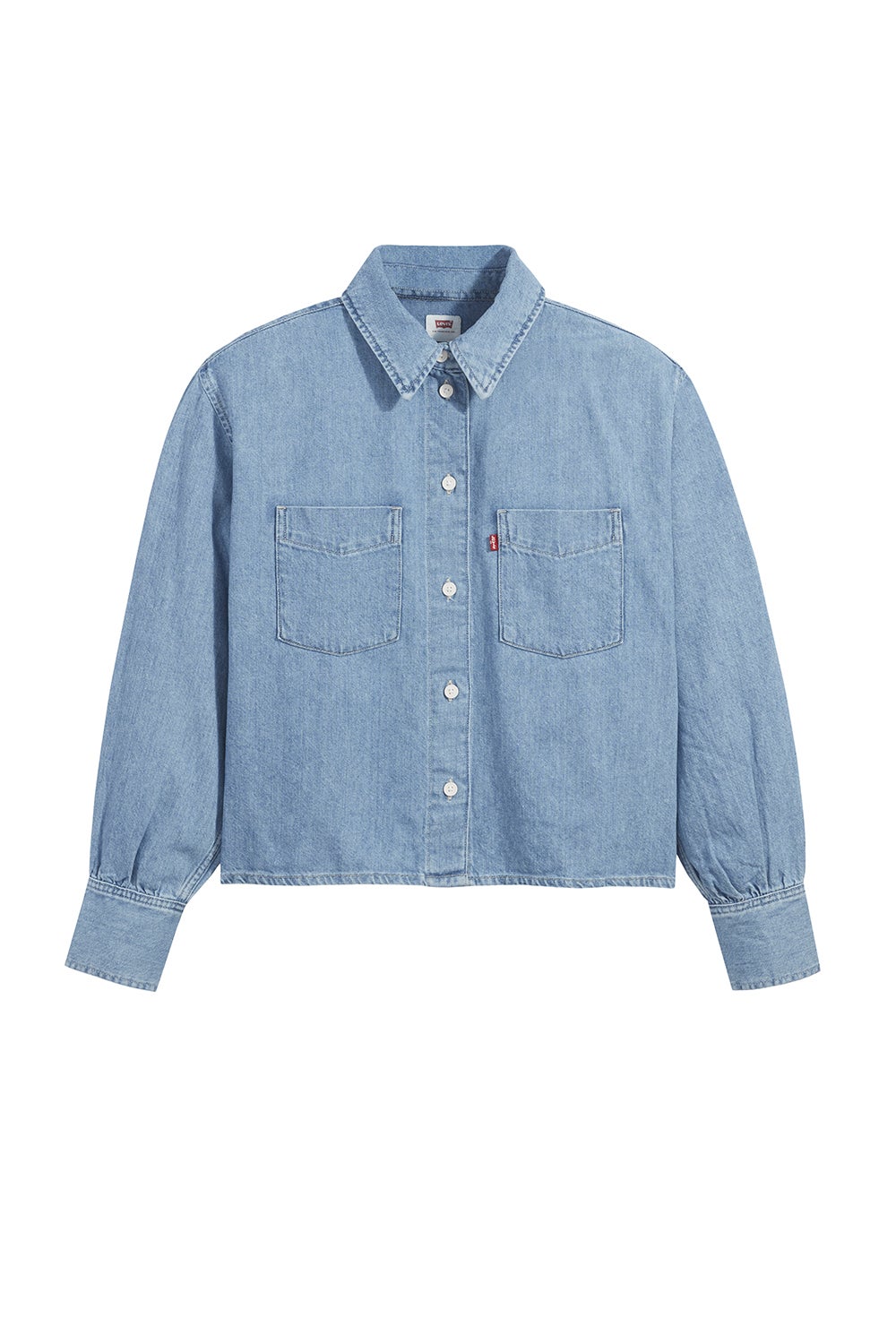 levi's zoey pleat utility shirt