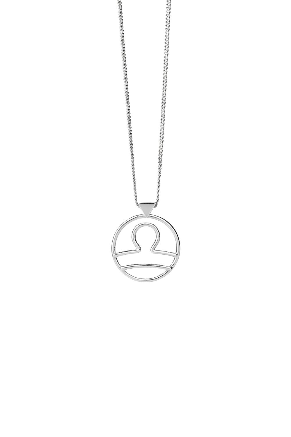 Claire's Silver-Tone Crystal Zodiac Symbol Pendant Necklace - Libra | £3.20  | Buchanan Galleries