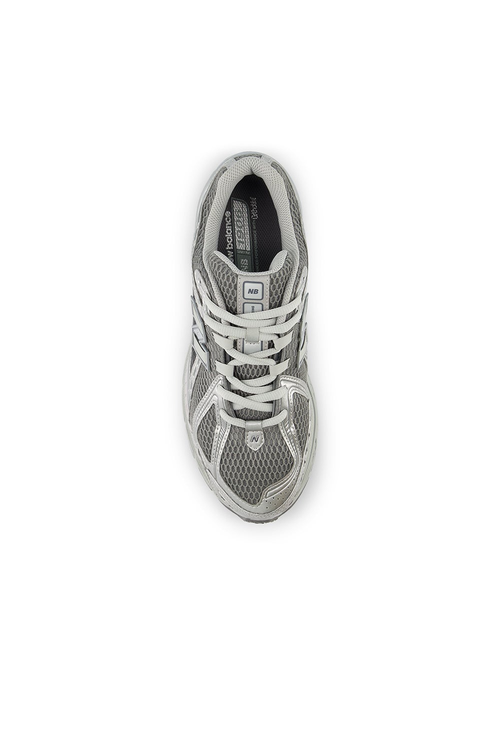 Grey hot sale silver trainers