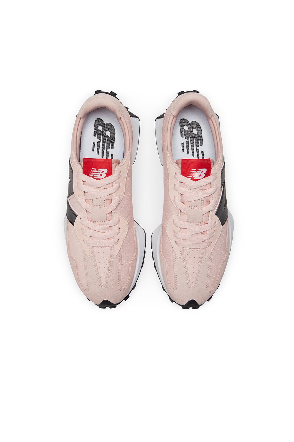 new balance 327 white and pink haze