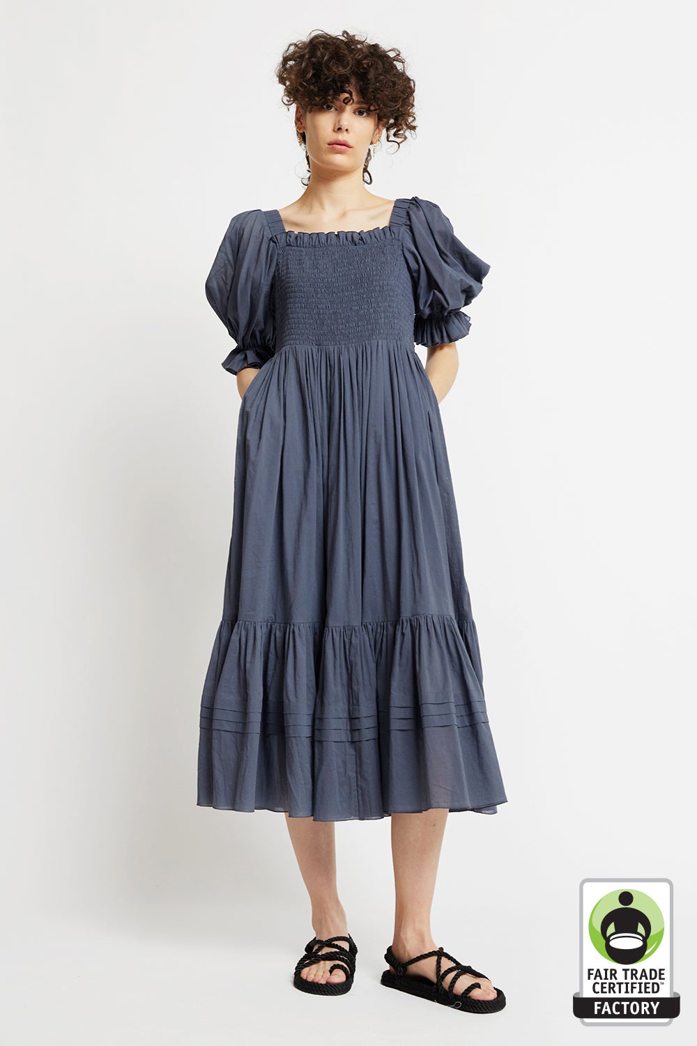 gorman chambray smock dress