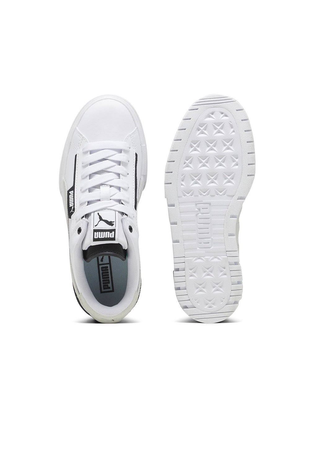 Puma Mayze Crashed Sneakers White/black | Karen Walker