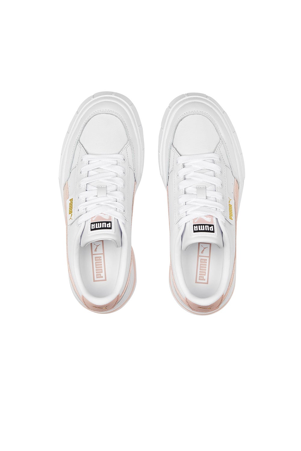 Puma Mayze Stack Sneakers White rose Quartz Karen Walker