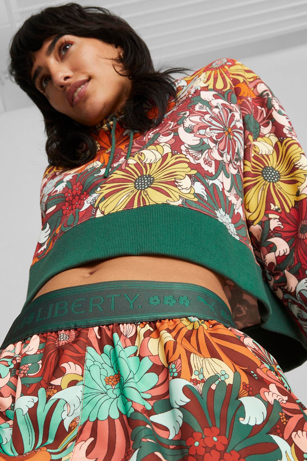 Puma X Liberty Printed Shorts Pristine-aop | Karen Walker