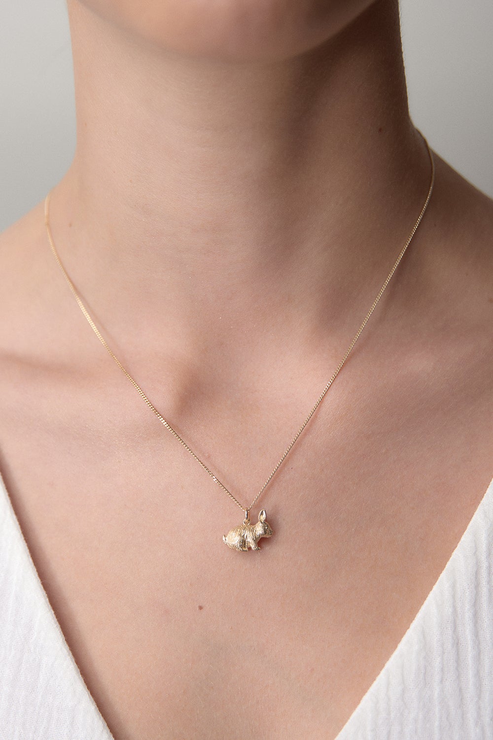 Rabbit Necklace Silver | Karen Walker