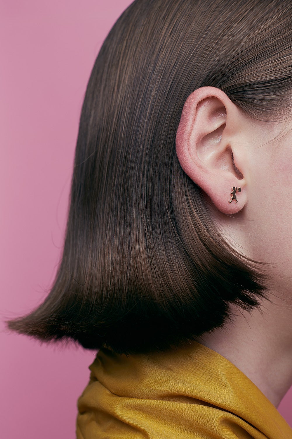 rubik's cube earrings