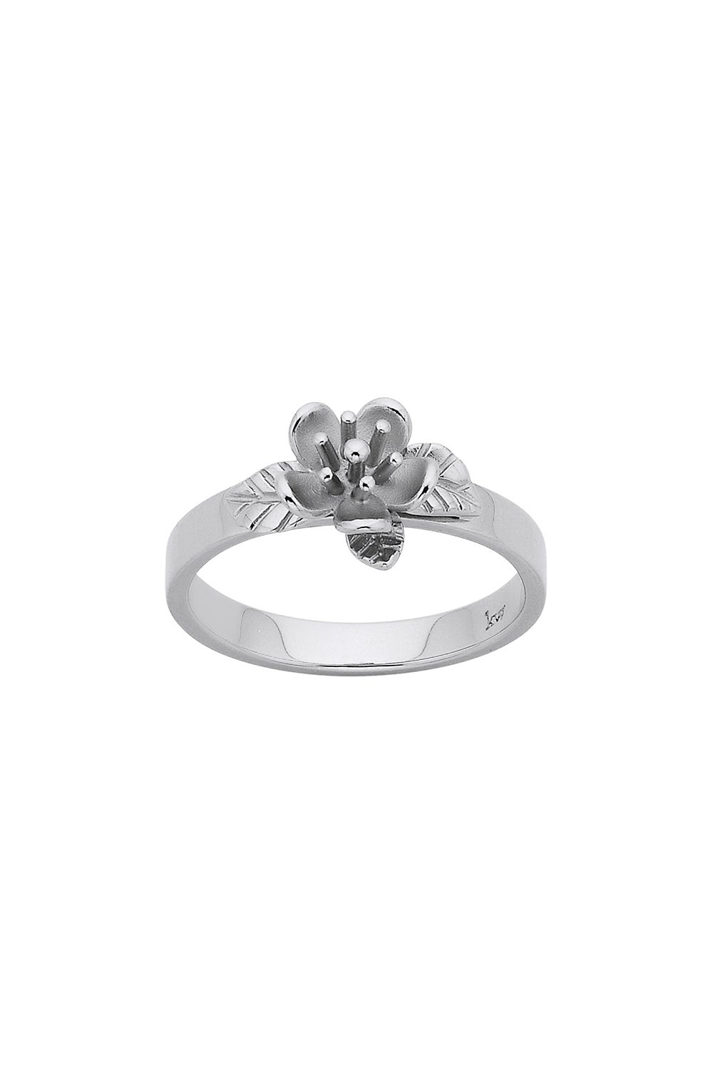 Karen Flower Wedding Rings