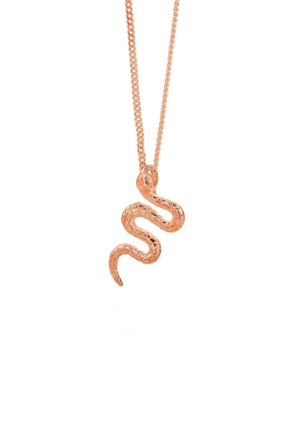 Unusual Diamond and Multi-Gem Snake Necklace