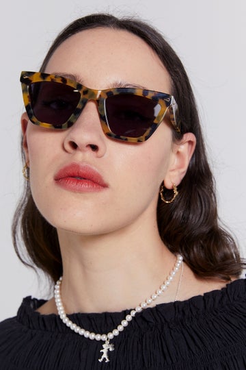 Karen Walker Eyewear Zero in Black