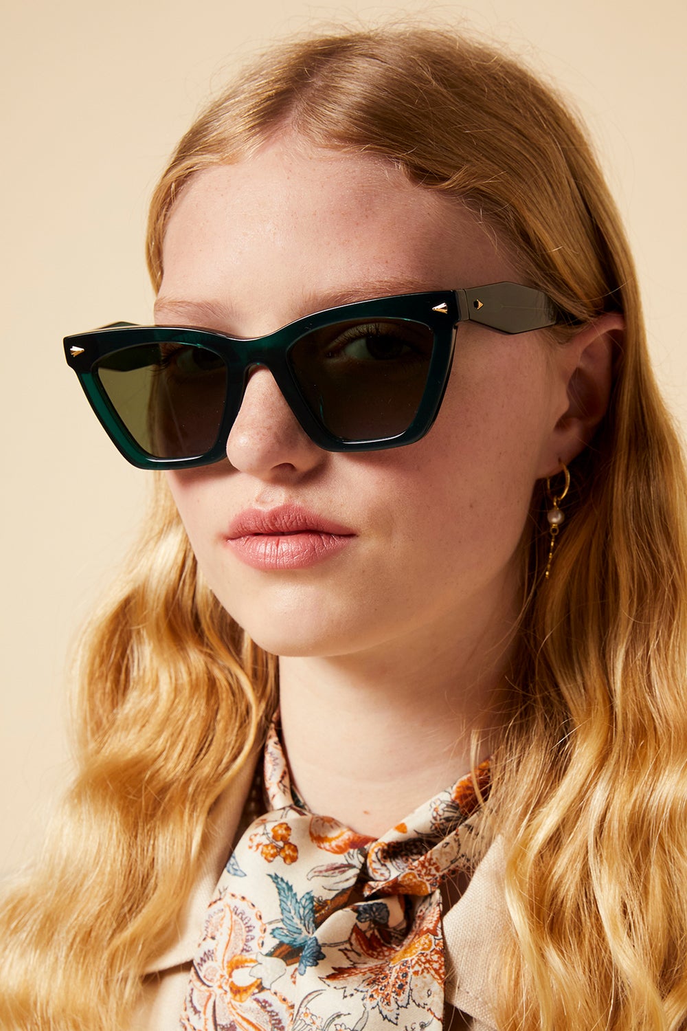 Karen walker best sale cat eye sunglasses