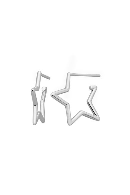 Metronome Earrings Silver - Earrings | Karen Walker