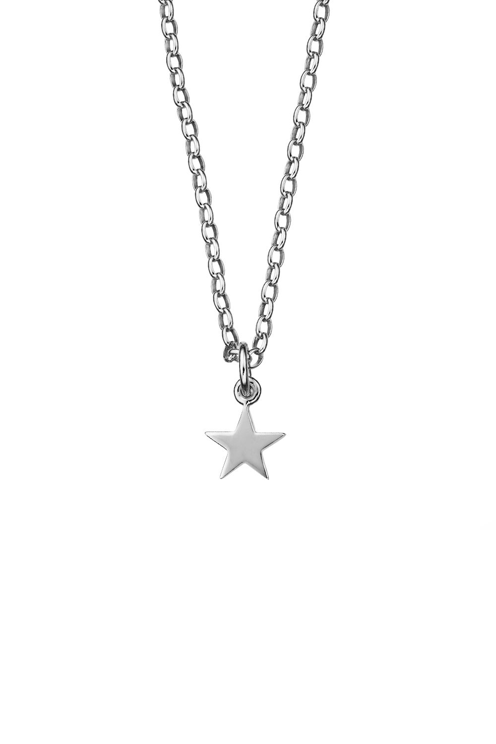 Diamond Star Pendant Necklace, Gold or Silver | Jewelry by Johan - Jewelry  by Johan
