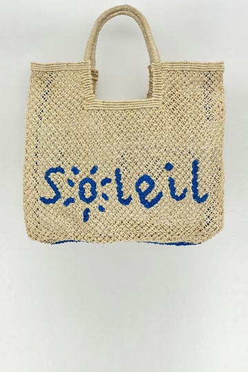 The Jacksons Small Woven Soleil Tote Bag - Yellow - One Size