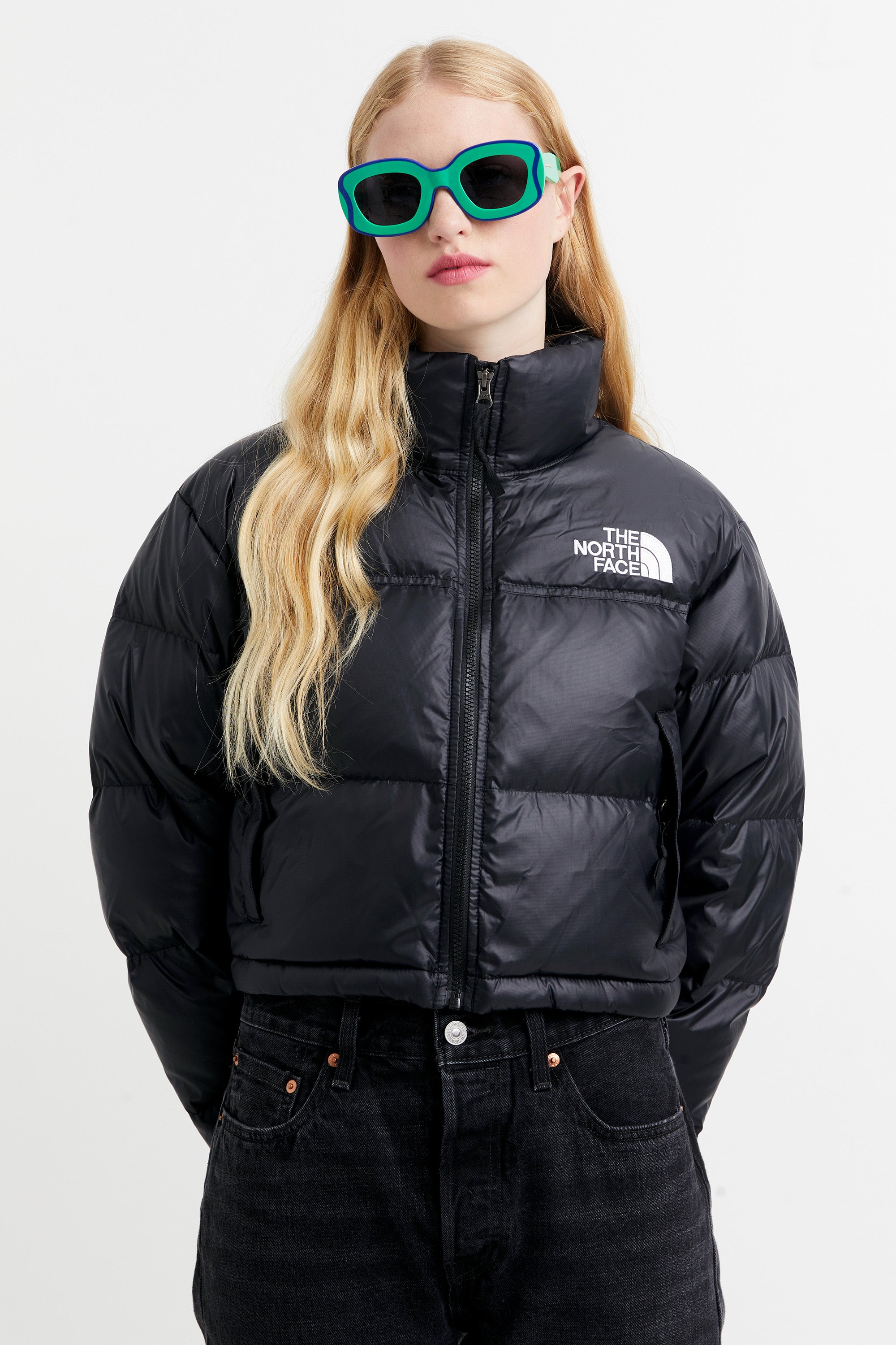 The north face puffer jacket clearance black