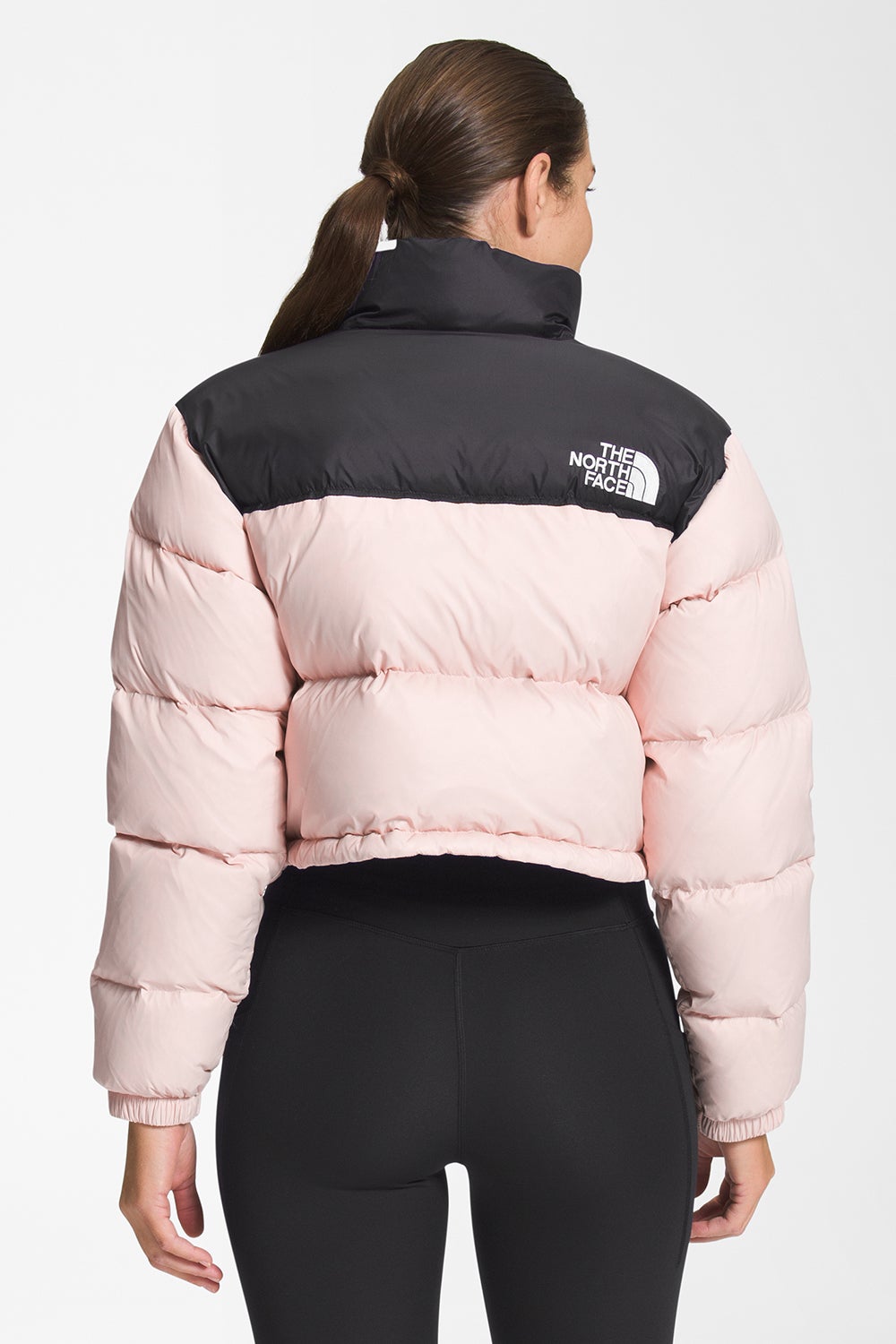 North face deals puffer pink