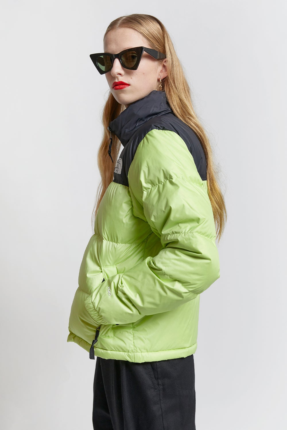 women's 1996 retro nuptse jacket retro green