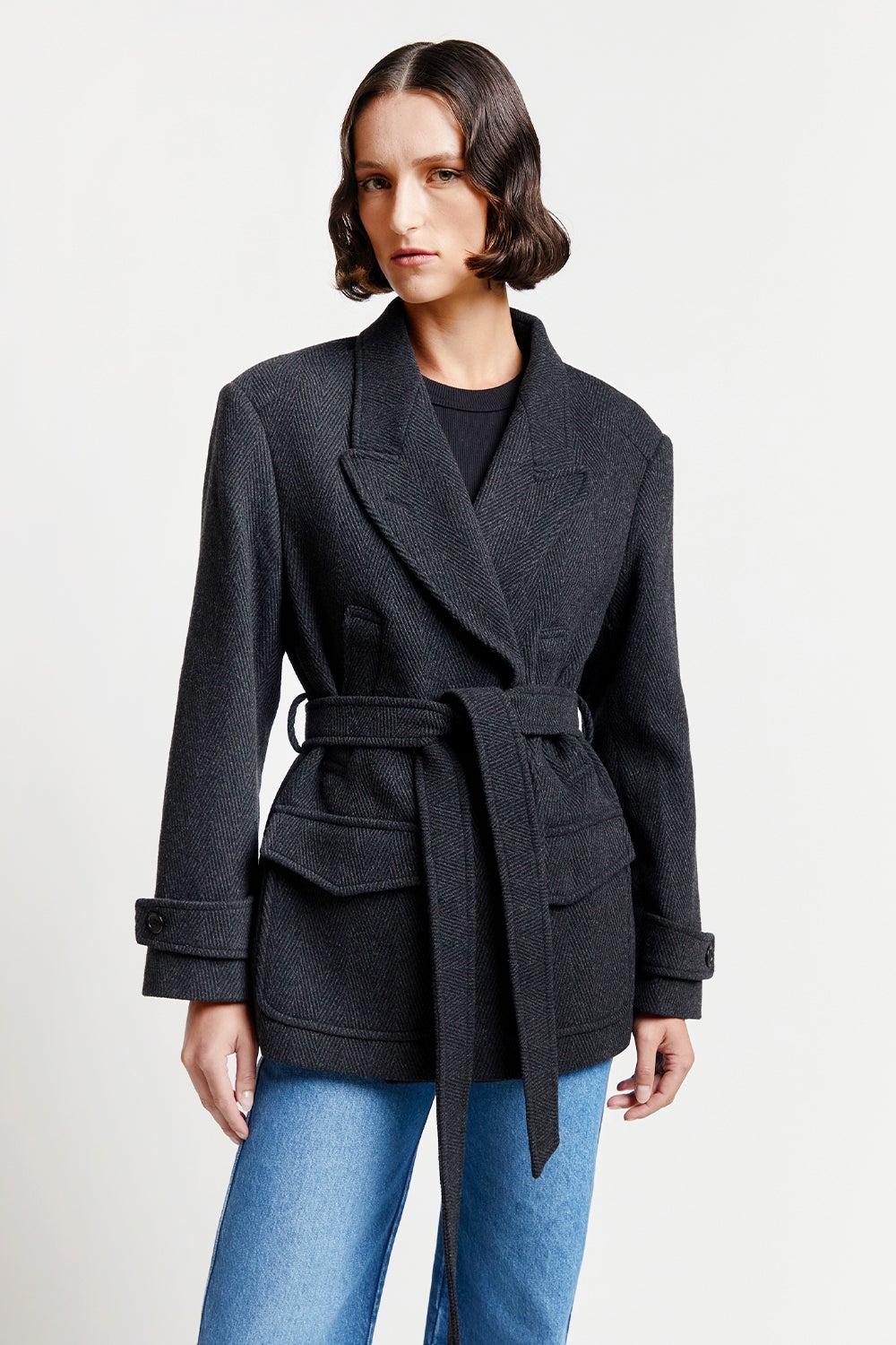 Filippa k 2024 leia belt jacket