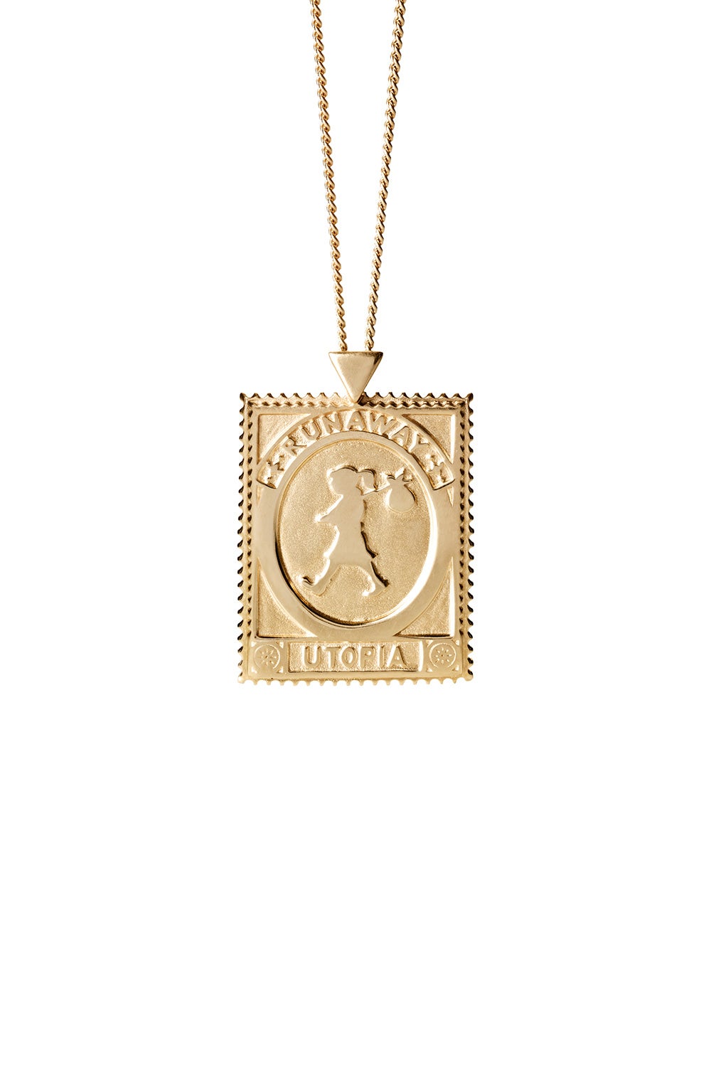 karen walker stamp necklace