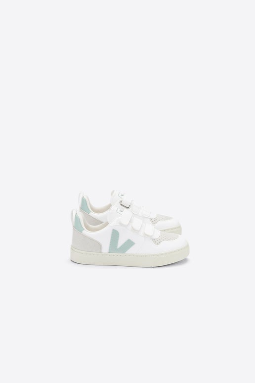 Veja Juniors' V-10 Velcro White/matcha | Karen Walker